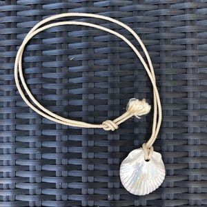 Irredentist Molded Shell Pendant Necklace